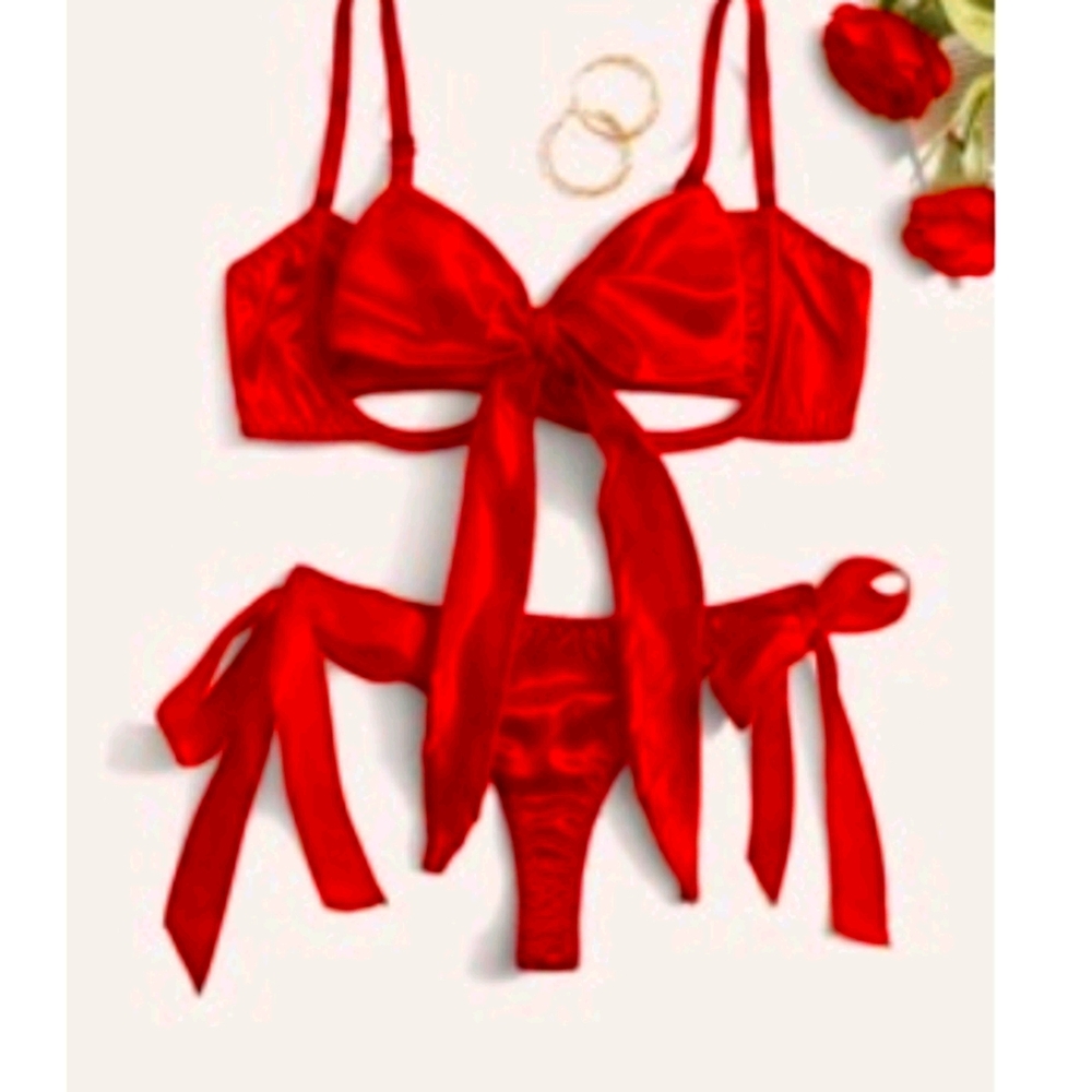 Red Lingerie Set